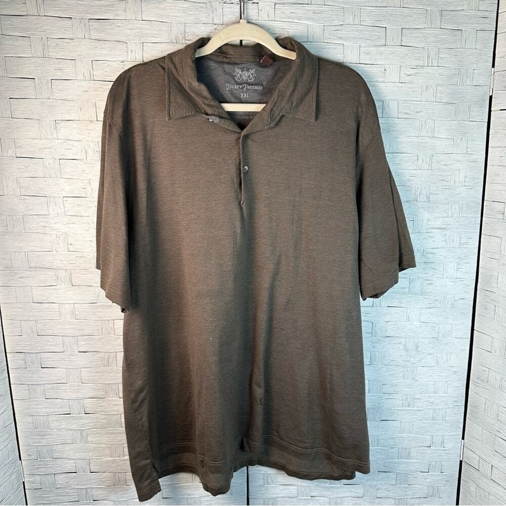 Hickey freeman Men's polo shirt business casual Gorcore preppy Big & talk